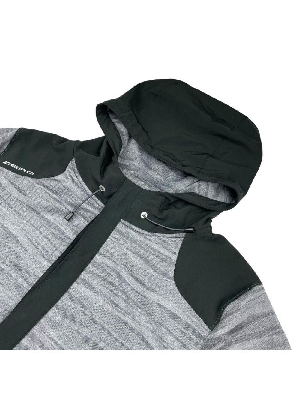 Zero Restriction Golf Men's Tour Series Full Zip Windbreaker Jacket Gray • Large